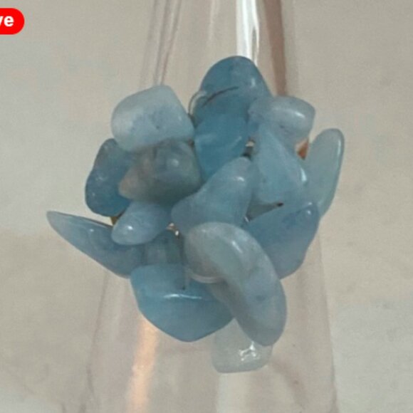 NEW Amazonite chip ring - Picture 8 of 8